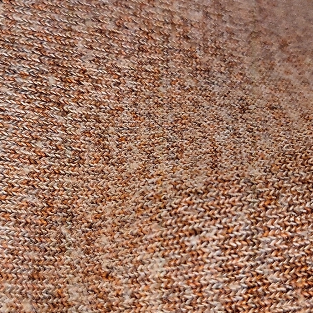 Rust, knit, thin sweater/blouse - Picture 2 of 4